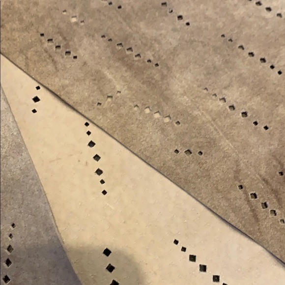 Lili Rose asymmetrical Suede skirt size large - Picture 7 of 8